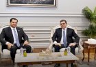 الوزير حسن رشاد رئيس المخابرات العامة يلتقى الفريق أول صدام حفتر بمدينة العلمين