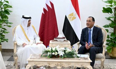 رئيس الوزراء يستقبل نظيره القطري لبحث سبل تعزيز التعاون المشترك في المجالات المختلفة