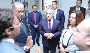 وزيرا العدل والتنمية المحلية يشهدان بدء تشغيل فرع توثيق «الودي» بالصف ضمن «حياة كريمة»