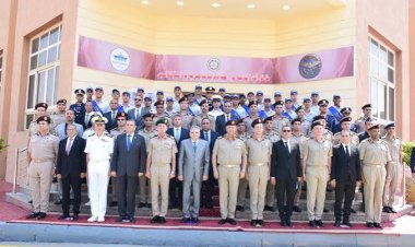 الأكاديمية العسكرية تحتفل بتخريج الدورة التدريبية الثانية لطلبة مركز التدريب المهنى لقناة السويس
