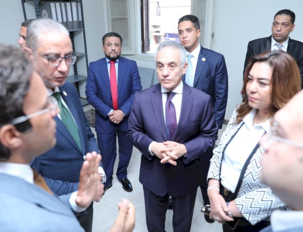 وزيرا العدل والتنمية المحلية يشهدان بدء تشغيل فرع توثيق «الودي» بالصف ضمن «حياة كريمة»