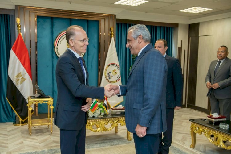 وزير الدولة للإنتاج الحربي يبحث مع سفير بلغاريا بالقاهرة سبل تعزيز التعاون المشترك