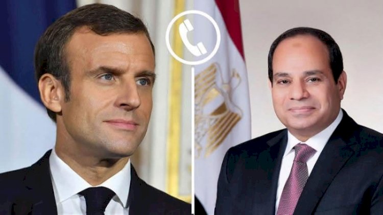 الرئيس السيسي يؤكد تضامن مصر الكامل مع فرنسا إثر الحرائق ببعض المناطق الفرنسية