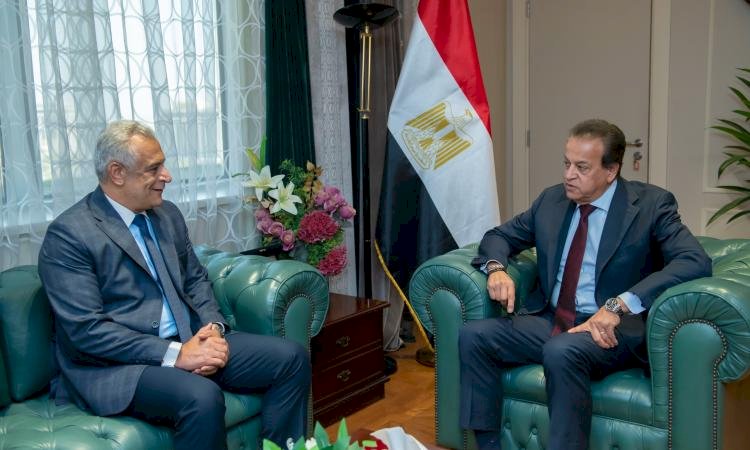وزيرا الصحة والانتاج الحربي يبحثان مستجدات عدد من المشروعات القومية المشتركة