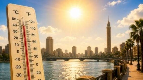 الطقس اليوم.. شديد الحرارة ورطوبة مرتفعة والمحسوسة بالقاهرة 39 درجة