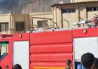 مصرع سيدة وإصابة 2 آخرين فى حريق مخزن أخشاب بميت غمر