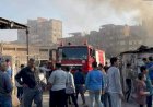 السيطرة على حريق داخل مخزن فى المحلة الكبرى