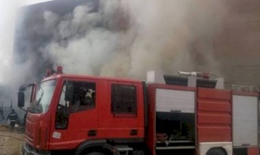 السيطرة على حريق ببوص بالقرب من محطة منوف