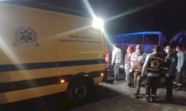 إصابة شابين في انقلاب دراجة نارية على طريق إبشواي أبو جنشو بالفيوم