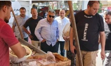 محافظ الدقهلية يتفقد المعرض الدائم للسلع الغذائية بحي شرق المنصورة