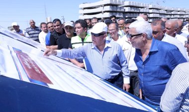 وزير النقل يتابع تنفيذ خط سكة حديد بئر العبد–العريش–رأس النقب بطول 341 كم ضمن «قطار التنمية» في سيناء