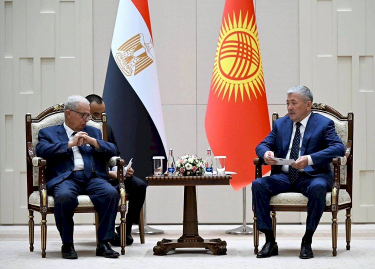 نائب رئيس الوزراء للشؤون الاقتصادية يلتقي رئيس الوزراء القيرغيزي في "بيشكيك" لبحث تعزيز التعاون المشترك