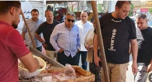 محافظ الدقهلية يتفقد المعرض الدائم للسلع الغذائية بحي شرق المنصورة