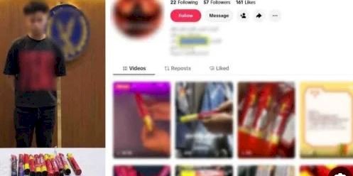ضبط طالب بالوراق أدار صفحة على مواقع التواصل لترويج الألعاب النارية