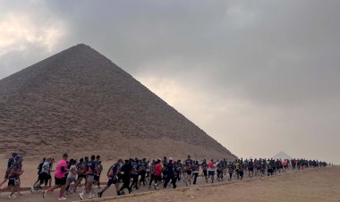 بمشاركة  أكثر من 30 جنسية..اختتام فعاليات تحدي ماراثون الملك سنفرو"  بدهشور