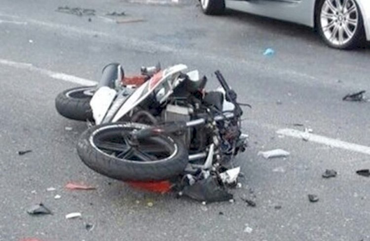 إصابة شخصين إثر انقلاب دراجة نارية على طريق دكرنس - شربين بالدقهلية