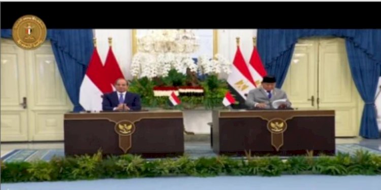 الرئيس السيسي: نستهدف رفع حجم التبادل التجارى مع إندونيسيا لـ5 مليارات دولار