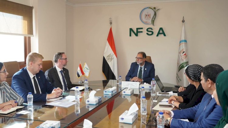 رئيس الهيئة القومية لسلامة الغذاء يستقبل وفدًا تجاريًا دنماركيًا لبحث سبل التعاون في مجالات سلامة الغذاء والتكنولوجيا الحديثة